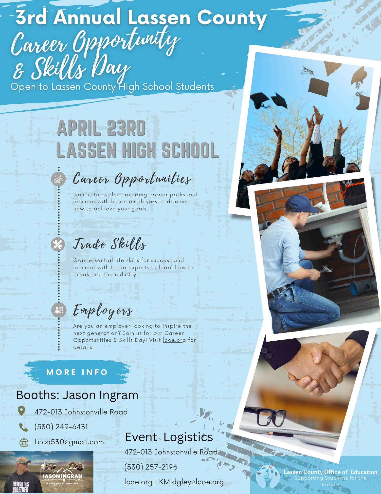 Career Opportunity & Skills Day Open to all Lassen County High School students.