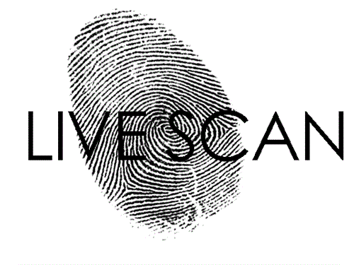 Live Scan with a thumbprint